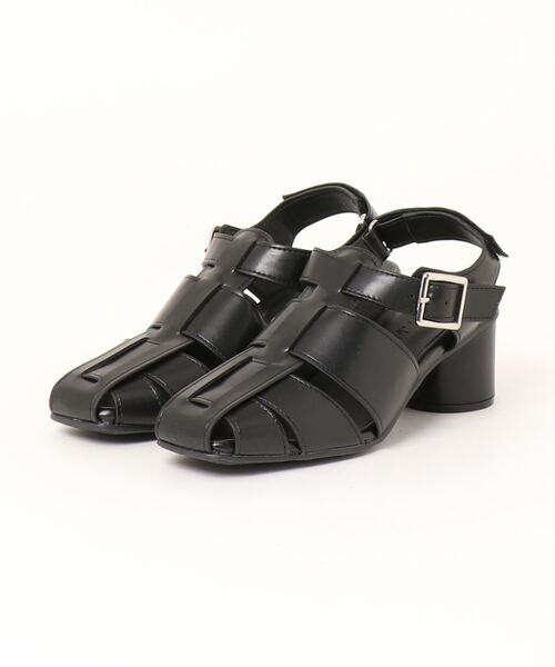 「Piedi Nudi」 「MIIYOU」ヒールサンダル L ブラック レディース_画像9