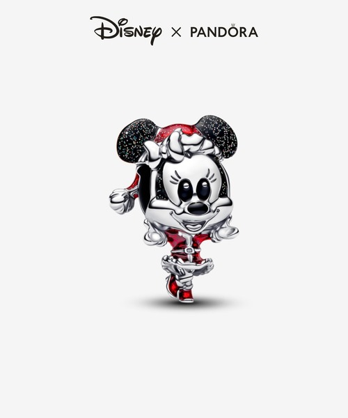 PANDORA（パンドラ） チャーム ディズニー ミニーマウス ホリデー