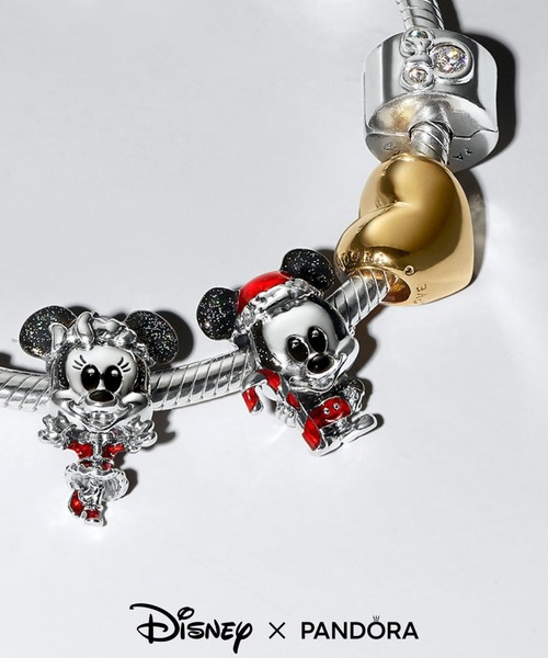 PANDORA（パンドラ） チャーム ディズニー ミニーマウス ホリデー