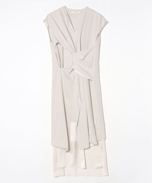 UN3D.（アンスリード） ノースリーブワンピース 36 ベージュ