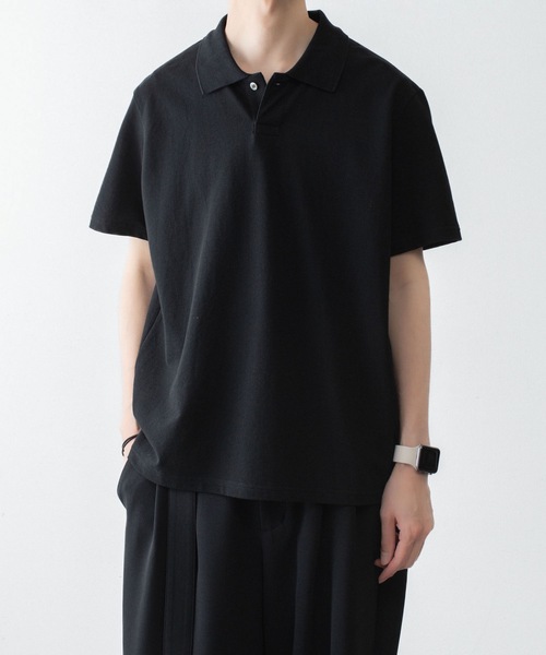 SUNSEA 30th POLO 半袖ポロシャツ ATTACHMENT（アタッチメント） ポロシャツ 半袖 ソフトピケ S/S ポロ