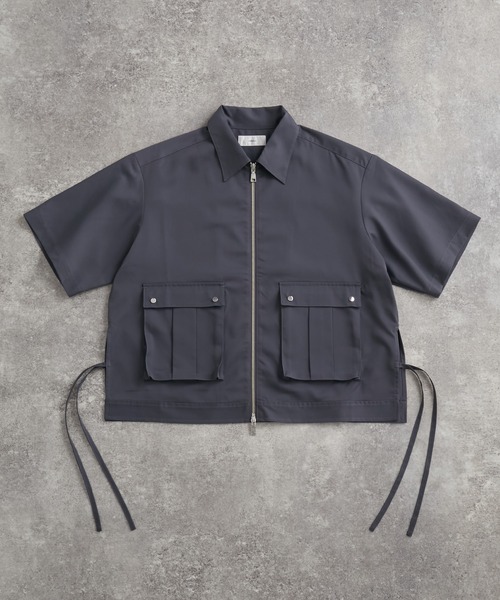 「ADRER」 ブルゾン S チャコールグレー メンズ_画像3