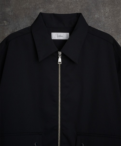 「ADRER」 ブルゾン S チャコールグレー メンズ_画像7