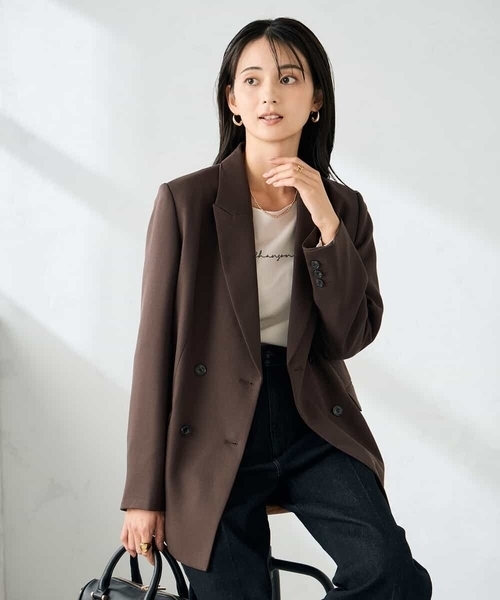 a.v.v ジャケット テーラードジャケット 「洗える/イージーケア