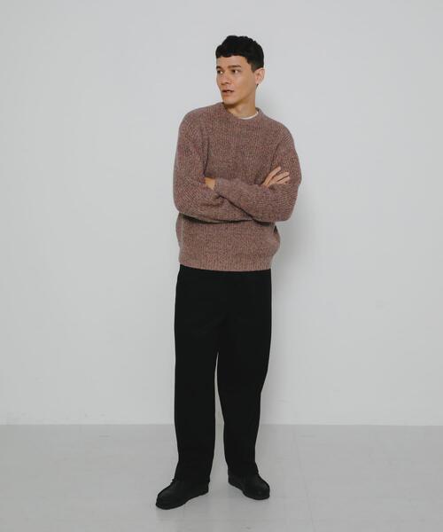 ニット/セーター louren   mix color short knit ショート丈カラ－ニットプルオーバー ミックスカラー 韓国ファッション