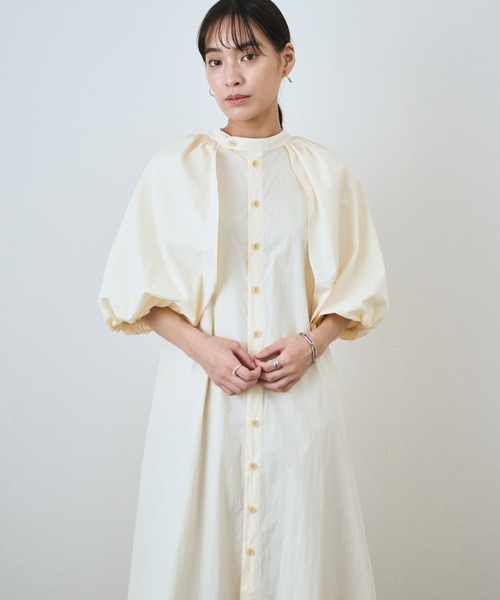 「Audrey and John Wad」 半袖ワンピース FREE ブラック レディース_画像3