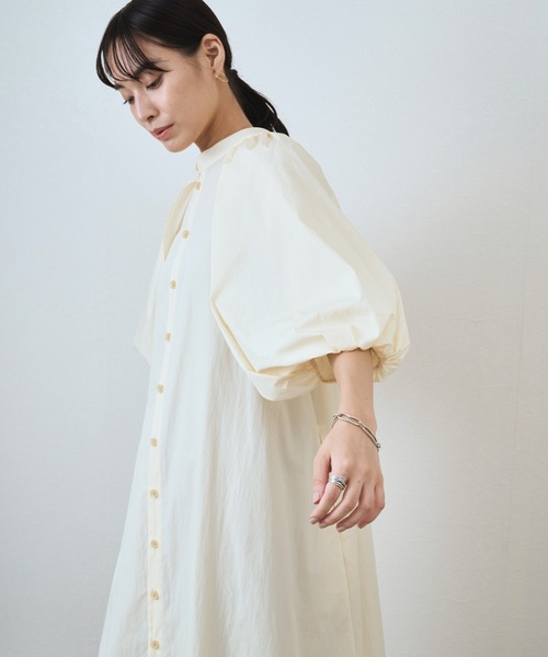 「Audrey and John Wad」 半袖ワンピース FREE ブラック レディース_画像4