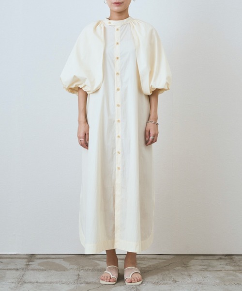 「Audrey and John Wad」 半袖ワンピース FREE ブラック レディース_画像7