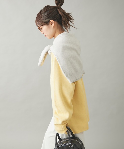 「GEVACO」 長袖ニット MEDIUM アイボリー レディース_画像4