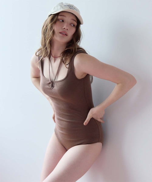 SEA DRESS（シードレス） 水着 ホルターネックバックオープンリブ