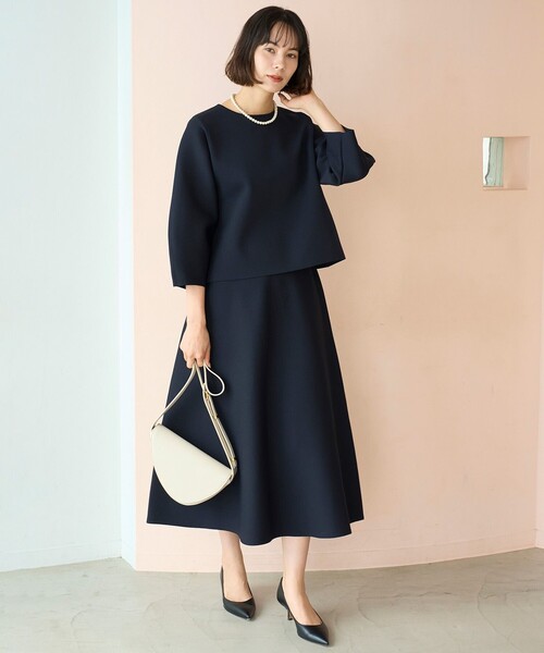 UNFILO（アンフィーロ） セットアップ BEAUTY FORM KNIT フレア