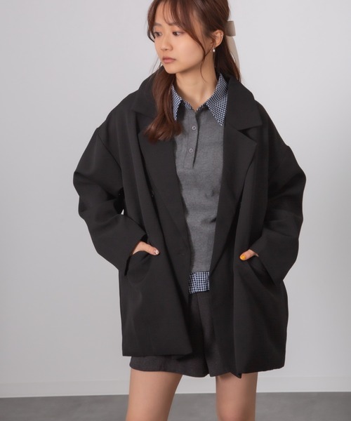 Chiina ジャケット テーラードジャケット Chiina/オーバーシルエット