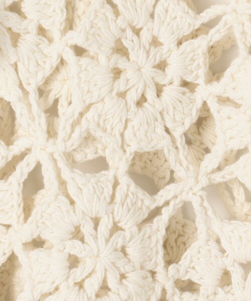 「MACPHEE」 半袖ニット S ブラック レディース_画像9