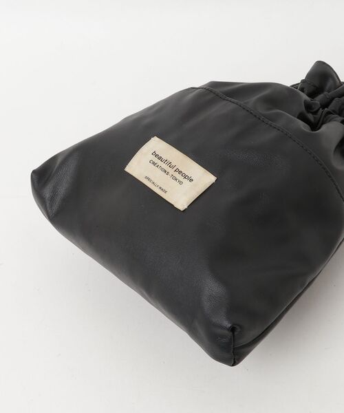 「beautiful people」 ワンポイントショルダーバッグ - ホワイト レディース_画像3