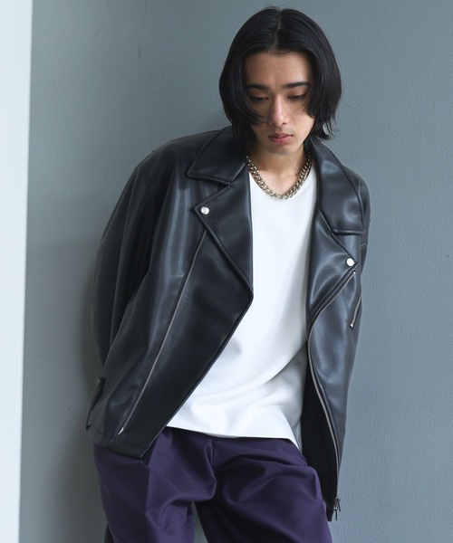 HARE（ハレ） ライダースジャケット SMALL ブラック メンズ : ZOZOTOWN