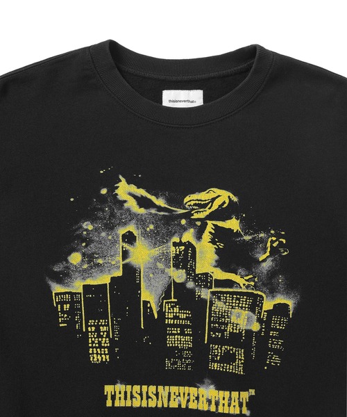「thisisneverthat」 スウェットカットソー S ブラック メンズ_画像8