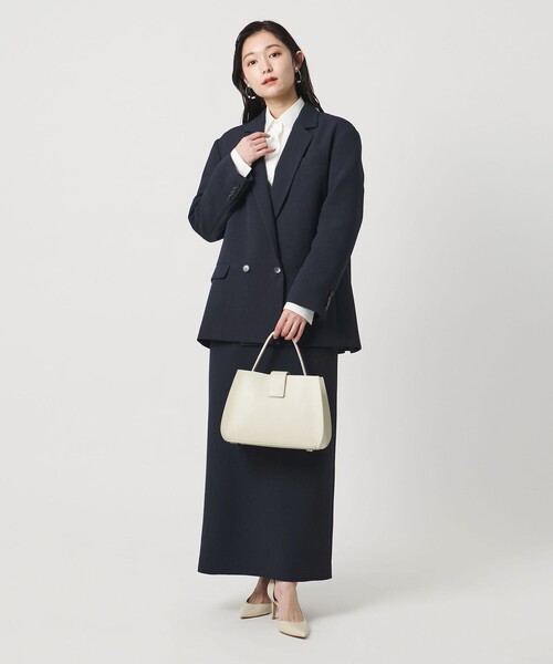 新品タグ　UNITED ARROWS スカート　黒　38 良品 23SS MARW UNITED ARROWS マルゥ ユナイテッドアローズ ビッグ