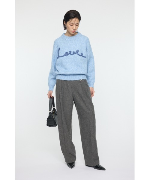 MOUSSY（マウジー） ニット セーター BACK RIBBON セーター レディース