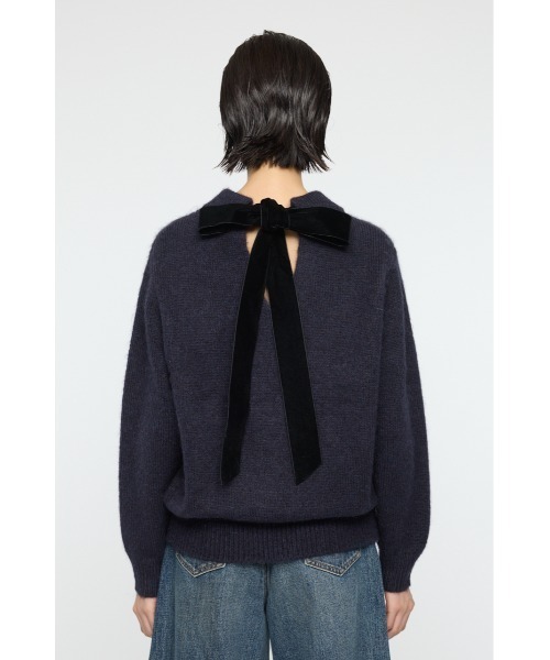 MOUSSY（マウジー） ニット セーター BACK RIBBON セーター レディース