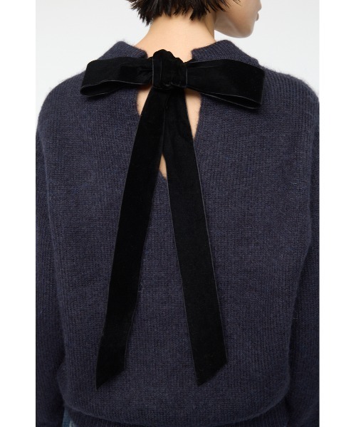 MOUSSY（マウジー） ニット セーター BACK RIBBON セーター レディース