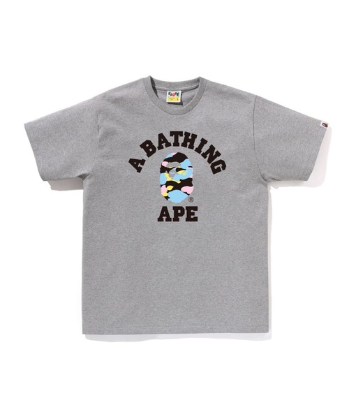 A BATHING APE（アベイシングエイプ） tシャツ NEW MULTI CAMO COLLEGE
