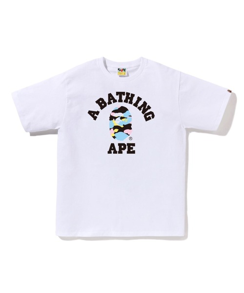 A BATHING APE（アベイシングエイプ） tシャツ NEW MULTI CAMO COLLEGE