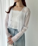 ブラトップ カップ付き キャミソール シャーリ...の詳細画像3