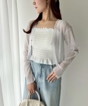 ブラトップ カップ付き キャミソール シャーリ...の詳細画像4