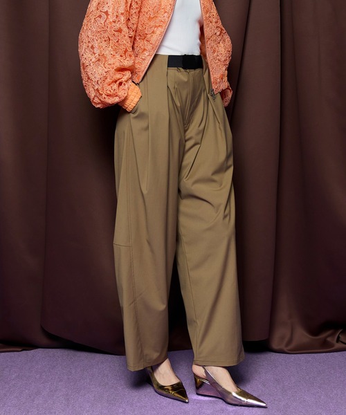 MAISON SPECIAL（メゾンスペシャル） パンツ Tunnel Loop Belt Set