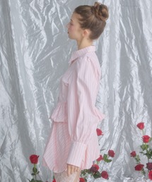 「monepine」 長袖シャツ 1 ピンク レディースの画像3