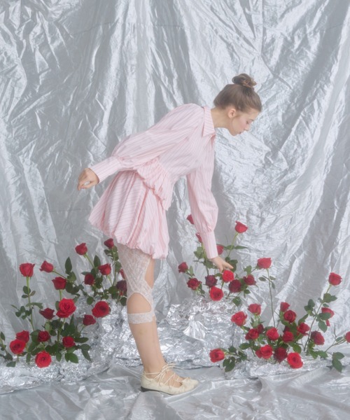 「monepine」 長袖シャツ 1 ピンク レディースの画像7