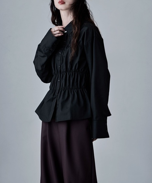 「etoll.」 長袖ブラウス M オフホワイト レディース_画像3