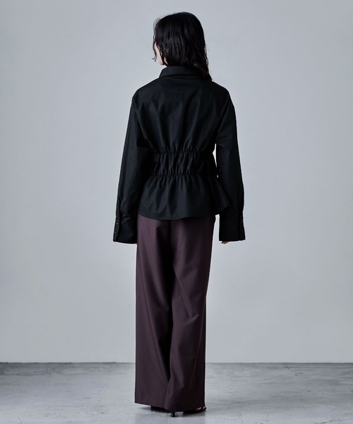 「etoll.」 長袖ブラウス M オフホワイト レディース_画像6