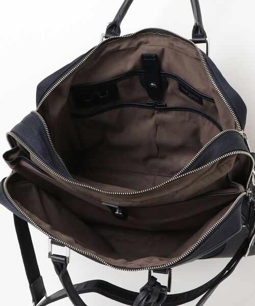 「PELLE MORBIDA」 2WAYバッグ - ネイビー メンズ_画像4