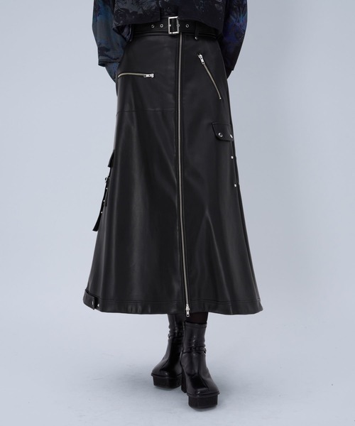 HARE（ハレ） スカート ライダースライクスカート(HARE) : ZOZOTOWN