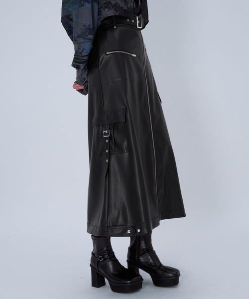 HARE（ハレ） スカート ライダースライクスカート(HARE) : ZOZOTOWN