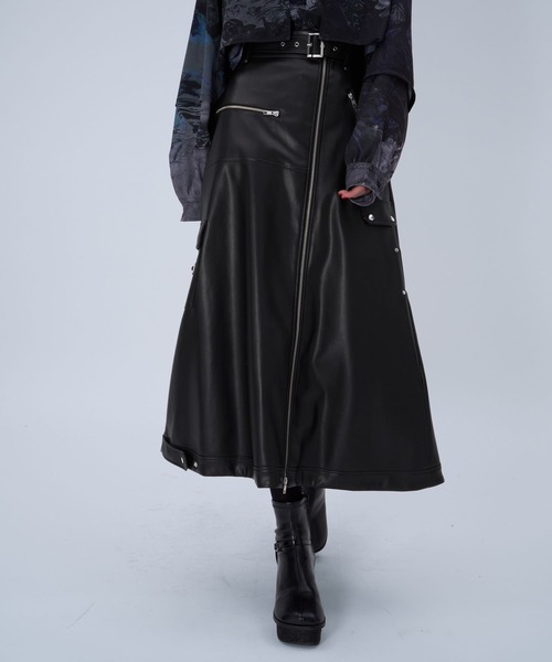 HARE（ハレ） スカート ライダースライクスカート(HARE) : ZOZOTOWN