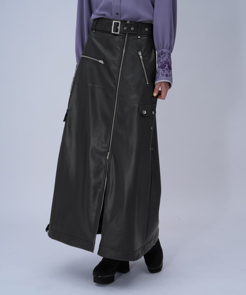 HARE（ハレ） スカート ライダースライクスカート(HARE) : ZOZOTOWN