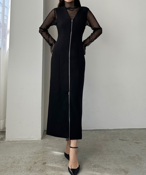 「Louere」 サロペットスカート LARGE ベージュ系その他 レディース_画像2