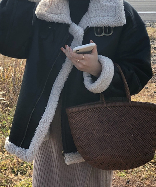 「Girly Doll」 ジャケット M ブラウン レディース_画像6