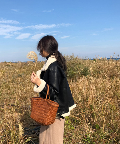 「Girly Doll」 ジャケット M ブラウン レディース_画像8