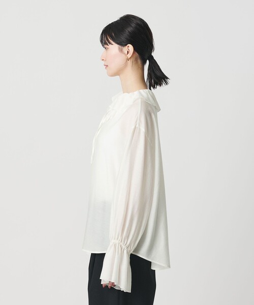BEAUTY＆YOUTH UNITED ARROWS ブラウス シャツ ラッフル スキッパー