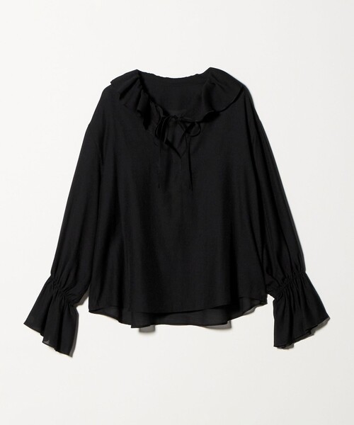 【未使用】BEAUTY&amp;YOUTH スキッパー ラッフル ブラウス BEAUTY＆YOUTH UNITED ARROWS ブラウス シャツ ラッフル スキッパー