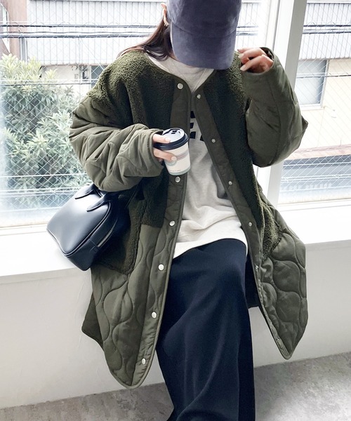 「reca」 コート M ブラック レディース_画像6