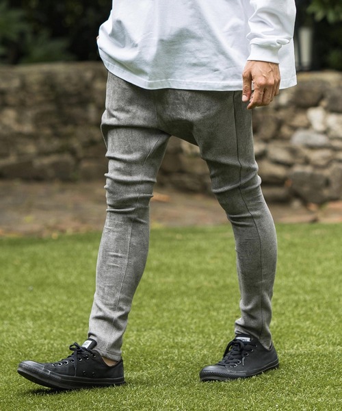 「CAMBIO」 サルエルパンツ L ブラック メンズ_画像2