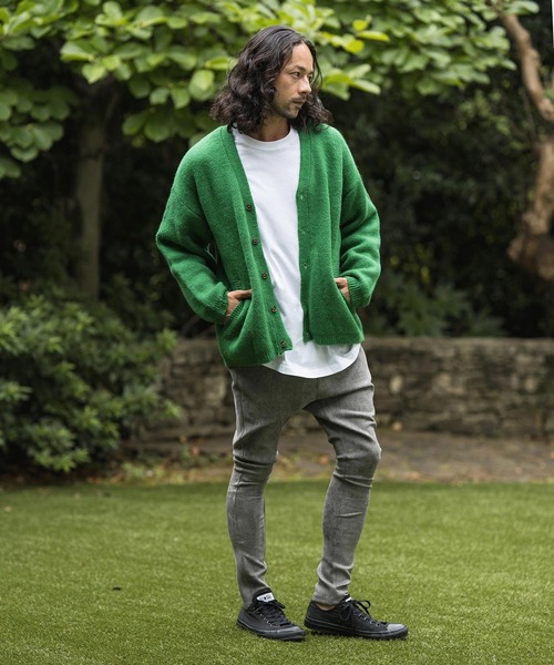 「CAMBIO」 サルエルパンツ L ブラック メンズ_画像6
