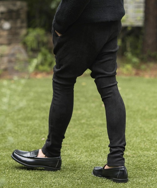 「CAMBIO」 サルエルパンツ L ブラック メンズ_画像9