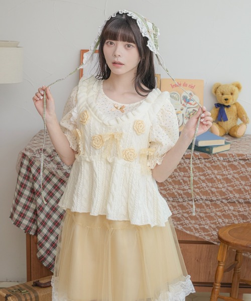 kutir（クティール） キャミソール 「クティールとレトロ」フラワー