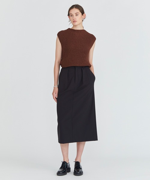 「ESTNATION」 スカート 38 パープル レディース_画像6