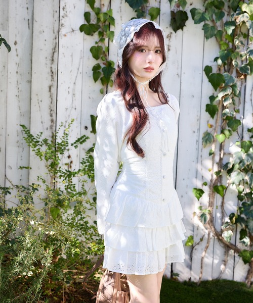 one after another NICE CLAUP ワンピース 「Denim Collection」レース